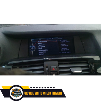 2011–2017 BMW X3 GPS Navigation Audio Radio Information Display Screen OEM — view 2