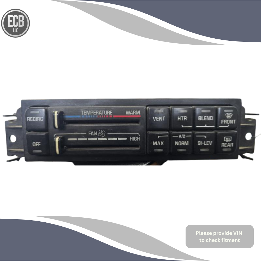 2000–2005 Buick LeSabre A/C AC Heater Temperature Climate Control manual OEM — view 1
