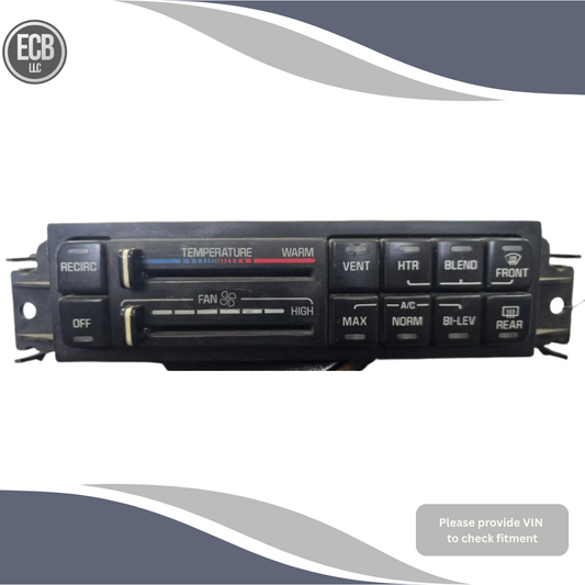 2000–2005 Buick LeSabre A/C AC Heater Temperature Climate Control manual OEM — view 1