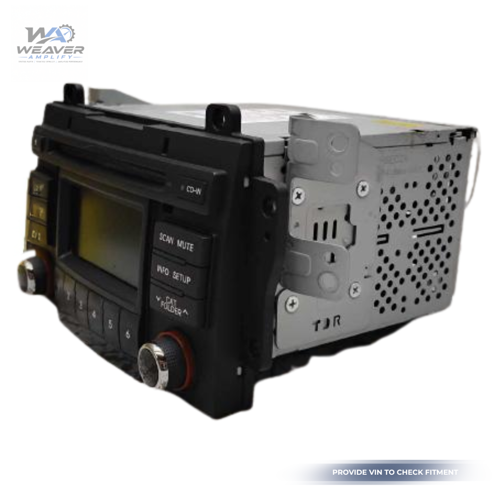 2010–2013 Kia FORTE Radio Display Receiver AM FM CD MP3 BT SAT Sedan & Coupe OEM — view 4