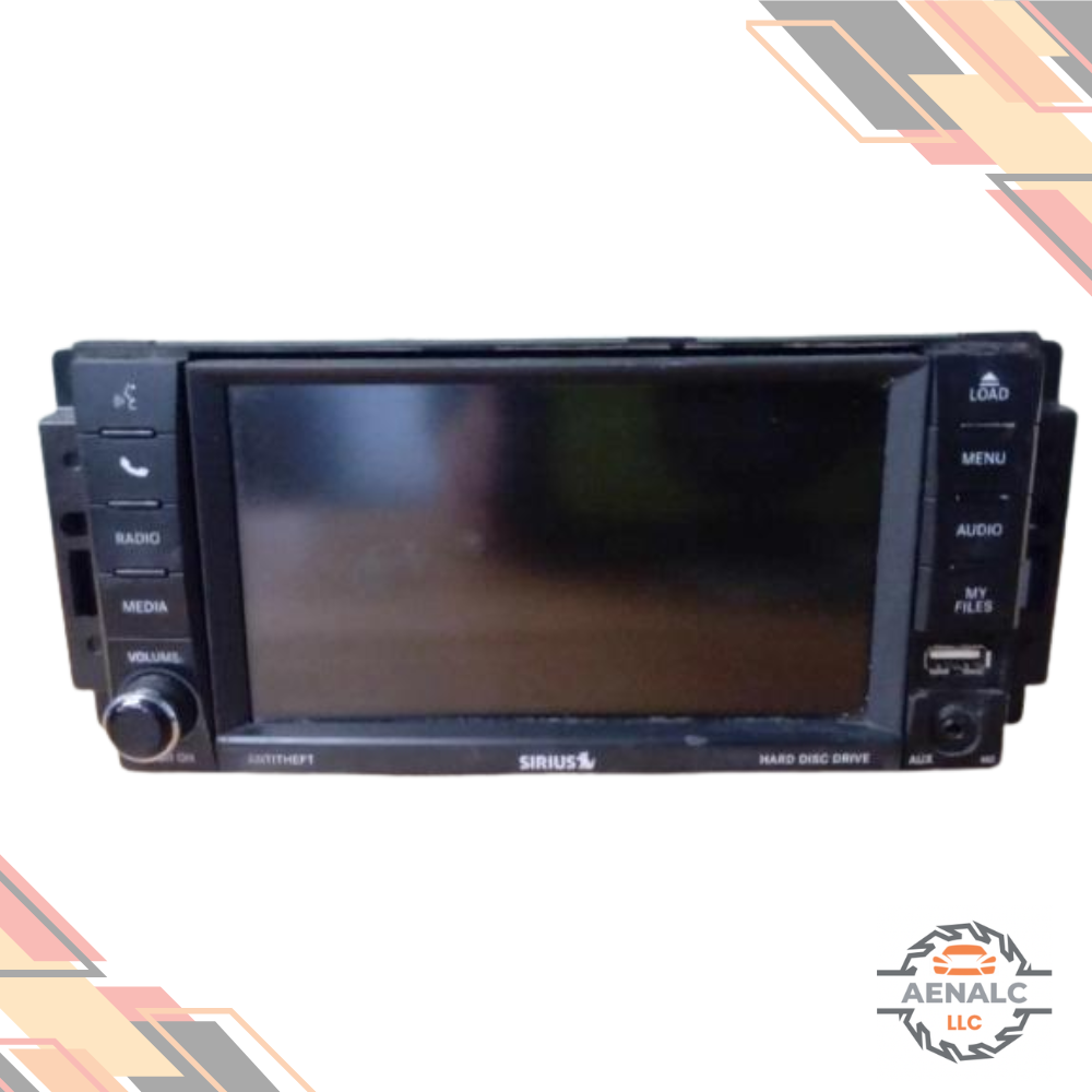 2011–2014 Chrysler 200 Radio Display Receiver AM FM CD DVD SAT Face ID RBZ OEM — view 1