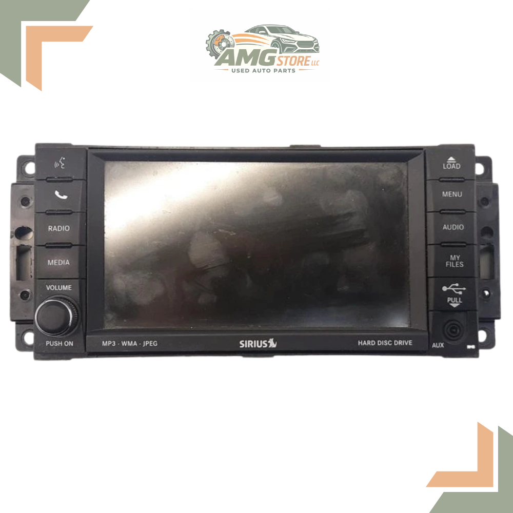 2011 Dodge Truck Ram 1500 AM FM Radio Receiver with Navigation with Display Screen OEM — view 1