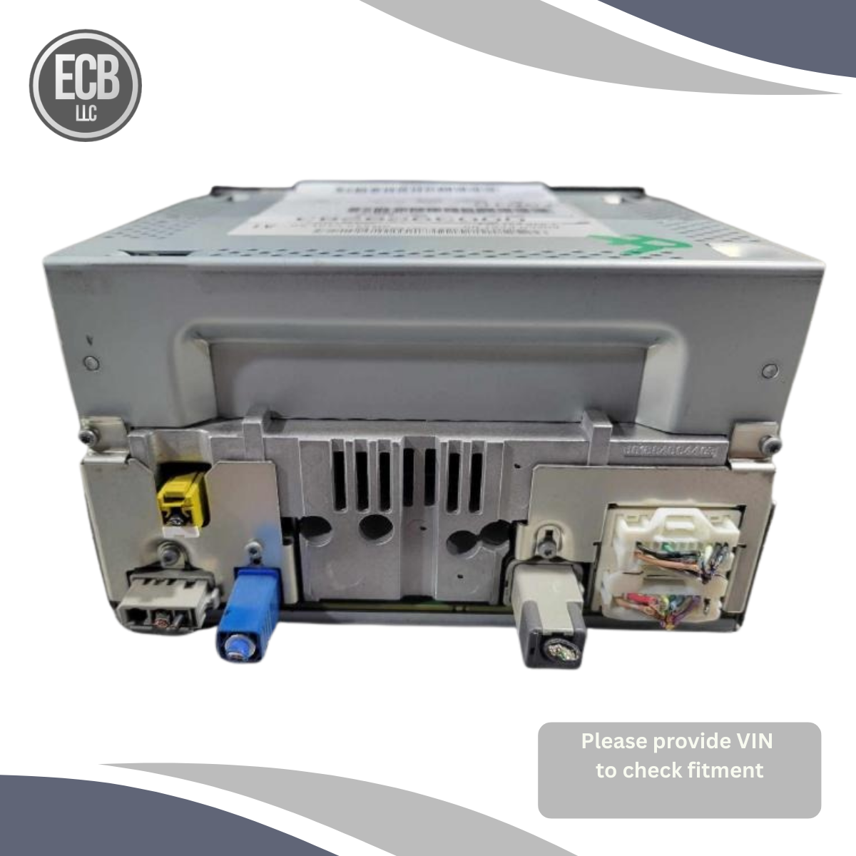 2012–2014 Nissan Juke Navigation Radio AM/FM CD Receiver OEM — view 2
