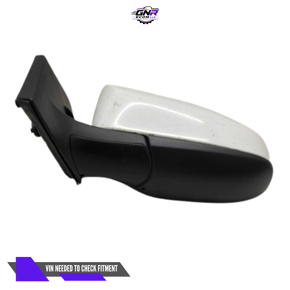 2014–2019 Toyota Corolla Left Driver Side View Door Mirror White OEM — view 1