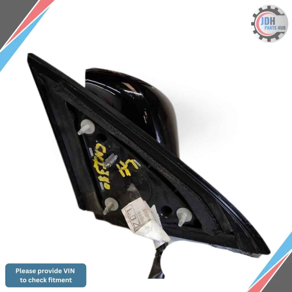 2017–2020 Infiniti QX60 Left Driver Side Door Mirror Assembly Black Power Heated — view 3