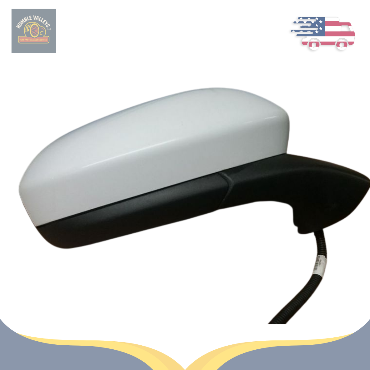 2016–2020 Ford Fusion Right Passenger Side View Door Mirror White RH 16 17 18 — view 2