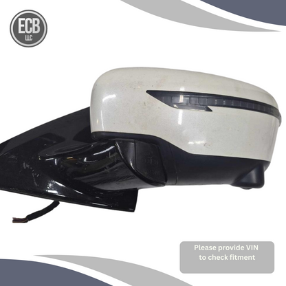 2018–2020 Nissan Pathfinder LH Driver Door Mirror with Camera OEM — view 1
