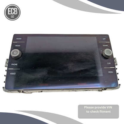 2018–2023 Volkswagen Tiguan Info-GPS-TV 8" Display Screen OEM — view 2