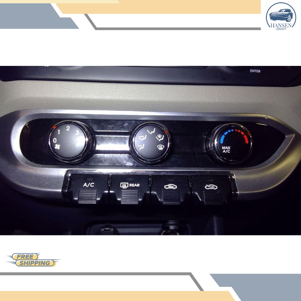 2012–2015 Kia Rio A/C AC Heater Temperature Control Unit 13 14 — view 1