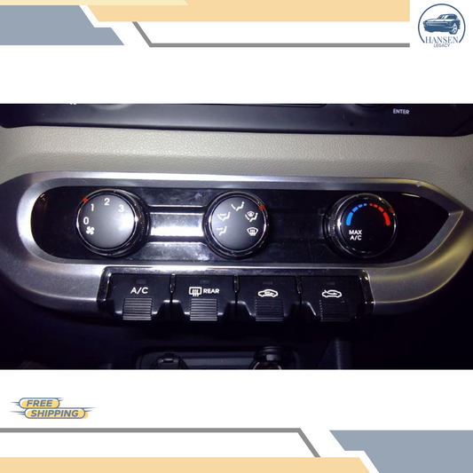 2012–2015 Kia Rio A/C AC Heater Temperature Control Unit 13 14 — view 1
