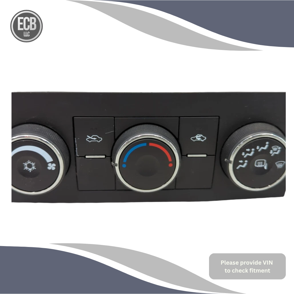 2010–2011 Chevrolet Silverado 1500 A/C AC Heater Temperature Control OEM — view 2