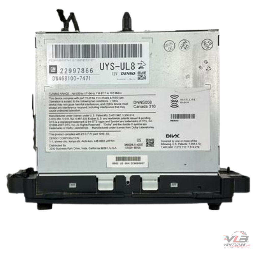 2012–2014 Chevrolet Tahoe Silverado 1500 Radio Receiver Navigation Option UYS OEM — view 3