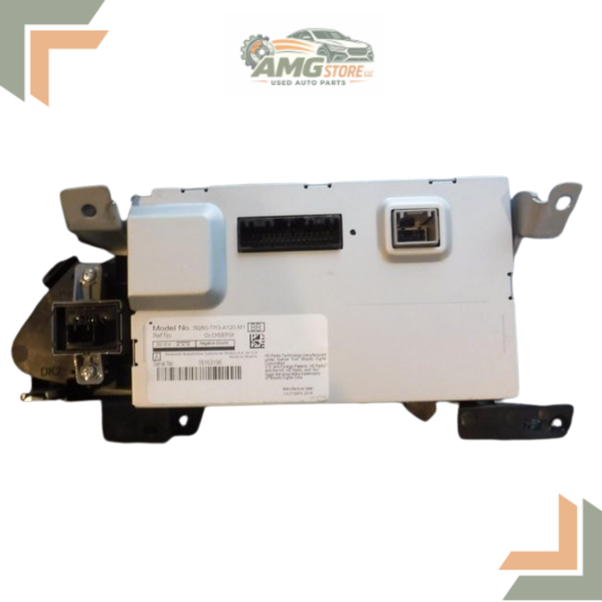 2014–2015 Honda Civic EX Information Upper Dash Display Screen 78260-TR3-A020<wbr/>-M1 — view 4