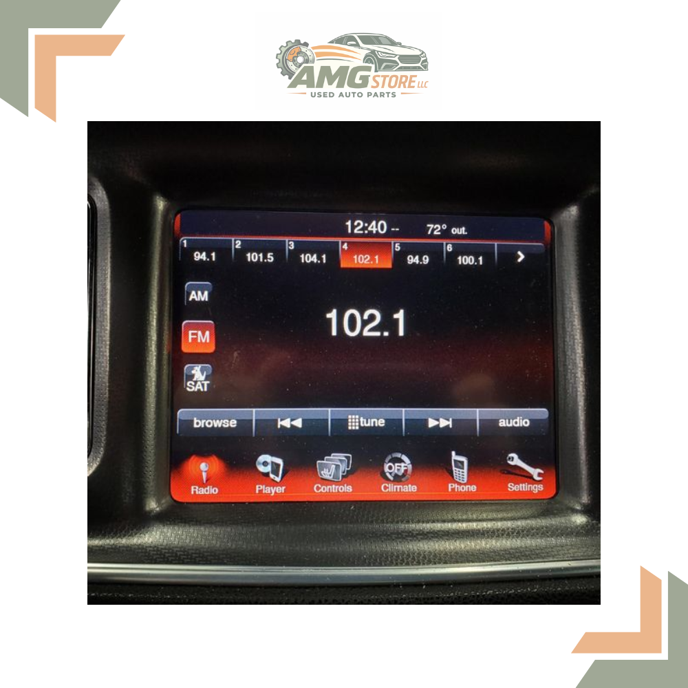 2011–2014 Dodge Charger Navigation Information Display Screen 8.4" — view 2