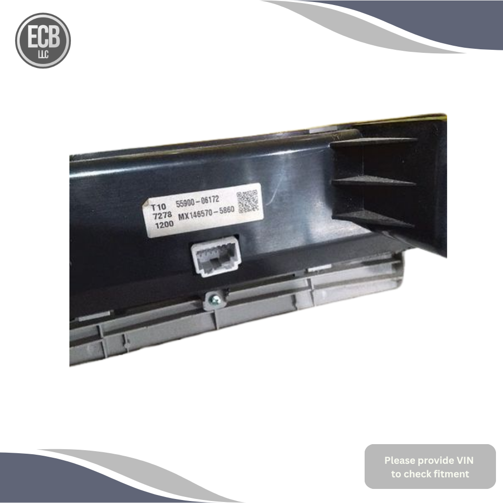 2007–2009 Toyota Camry Climate AC Heater Temperature Control Panel OEM — view 2