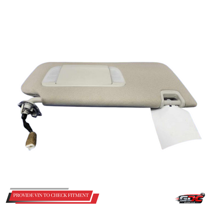 2020–2025 Subaru Legacy Passenger RH Sun Visor Gray OEM — view 2
