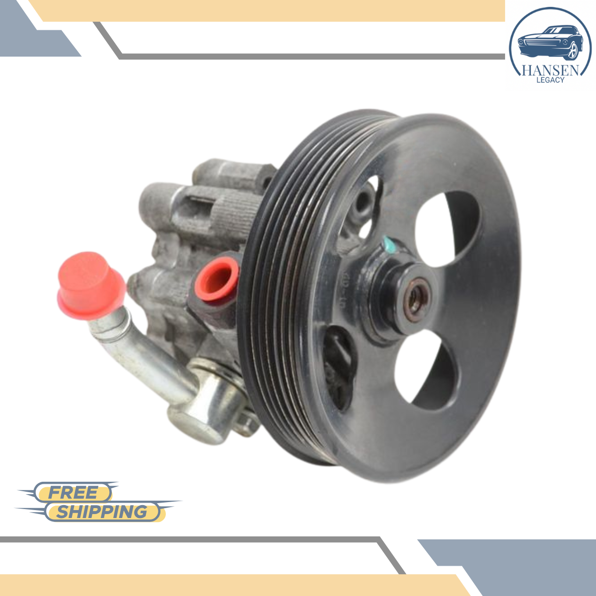2017–2024 Nissan Titan Power Steering Pump Assembly 5.6L, Gasoline OEM — view 1