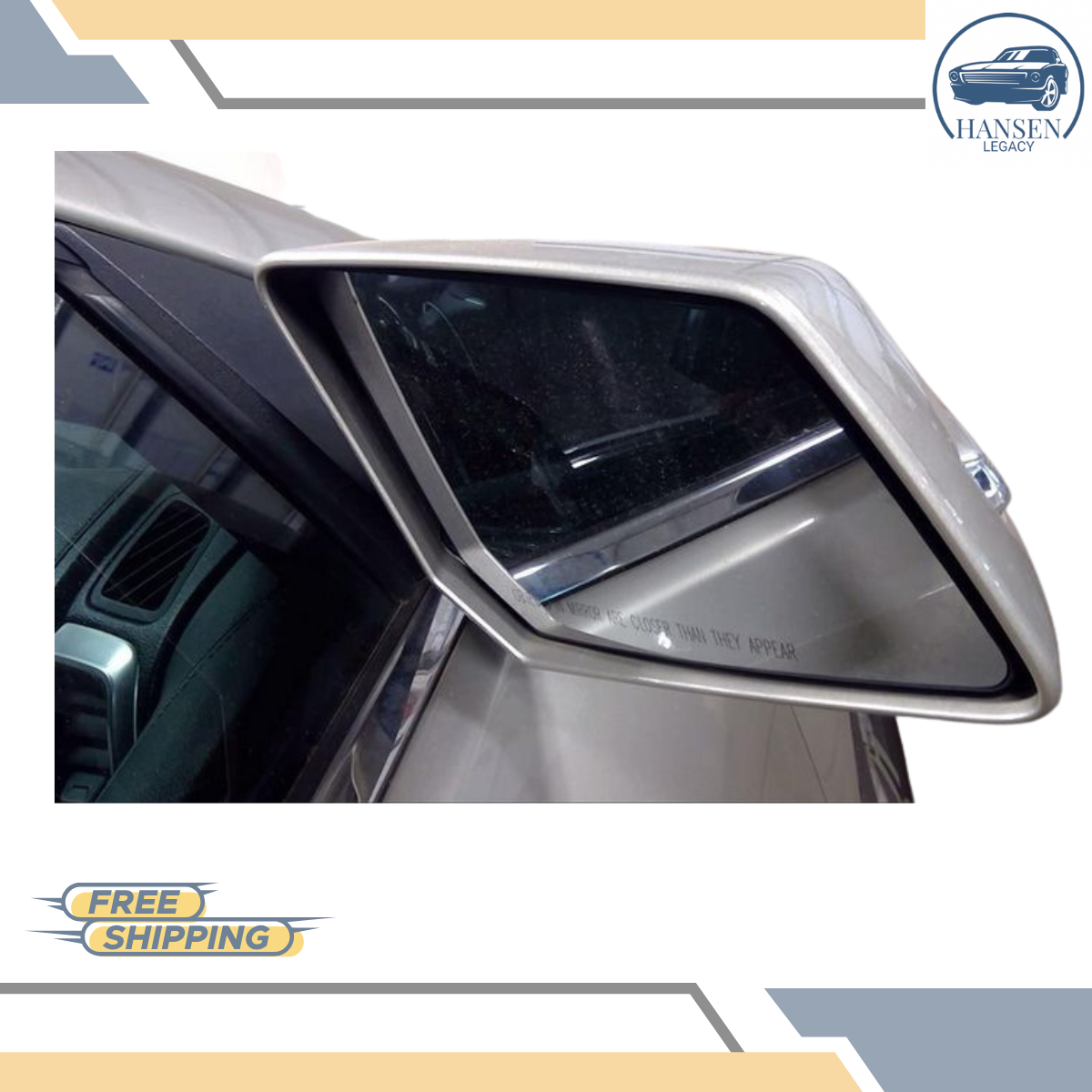 2015–2017 Chevrolet Traverse Right Passenger Side View Door Mirror Silver RH — view 2