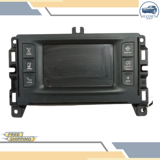 2016 Jeep Cherokee Display Screen Bluetooth Radio Receiver OEM — view 1