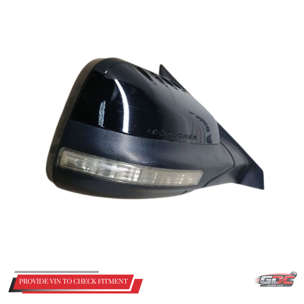 2011–2015 Ford Explorer Right Passenger Black Side View Door Mirror Power — view 2
