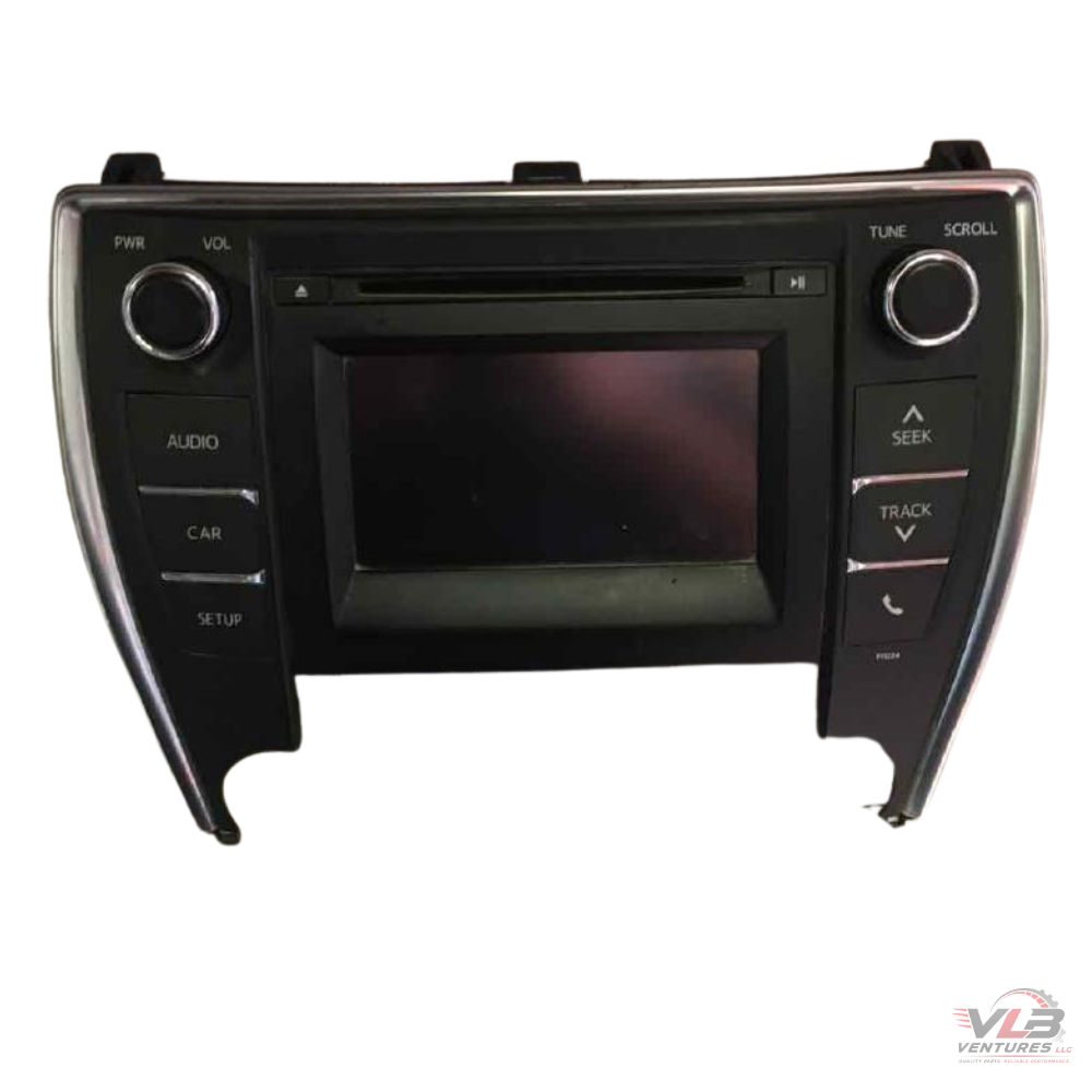 2015–2017 Toyota Camry Radio Touch Screen Display & Receiver P11224 OEM — view 1