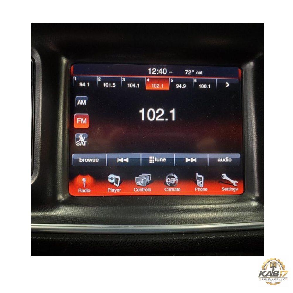 2011–2014 Dodge Charger Navigation Information Display Screen 8.4" — view 2
