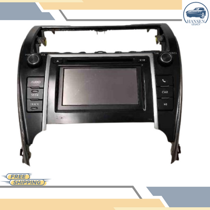 2012–2013 Toyota Camry Radio Display Receiver AM FM CD 57012 OEM — view 1