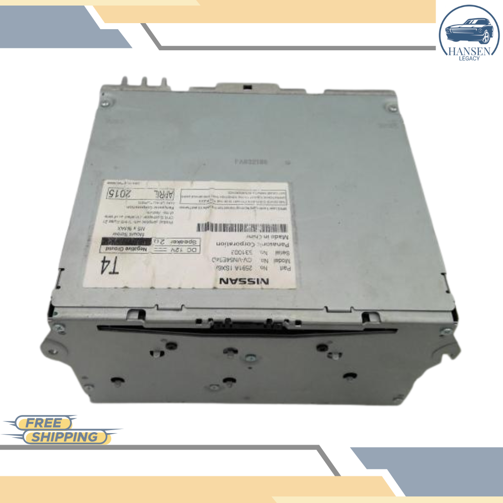 2015 Nissan Pathfinder 3.5L Navigation Single Disc CD Player Radio Receiver OEM — view 1