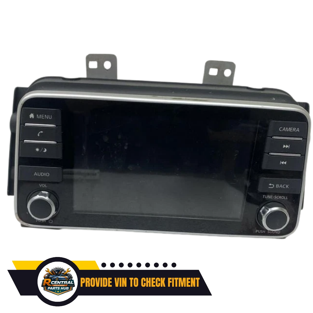 2020 Nissan Versa Satellite Radio Display Screen without Navigation — view 1