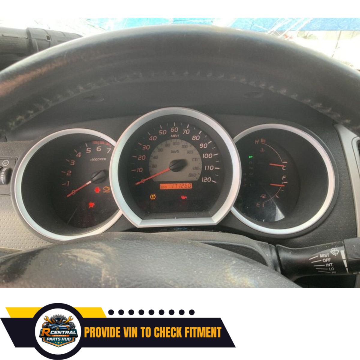 2006–2008 Toyota Tacoma Speedometer Cluster 6 cylinder MPH AT OEM — view 2