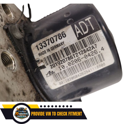 2012–2015 Chevrolet Cruze ABS Anti Lock Brake Actuator Pump 15 Rotors — view 3