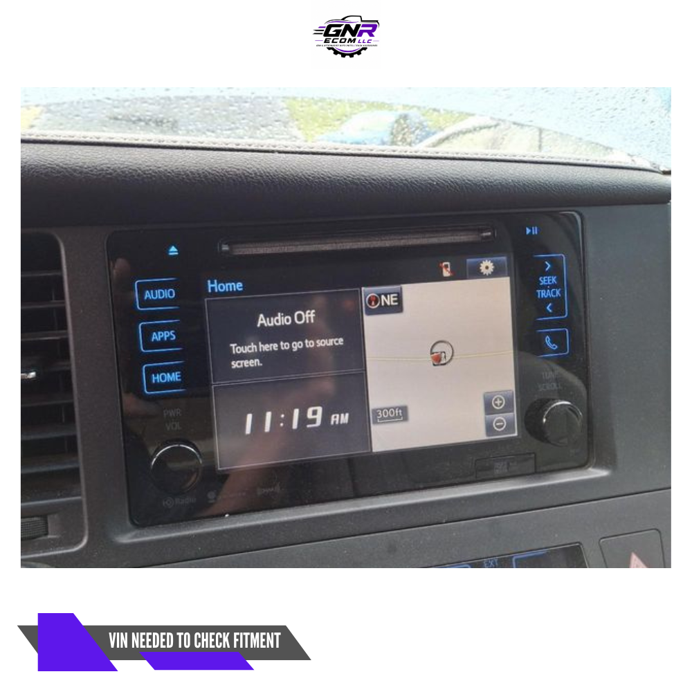 2016–2017 Toyota Sienna Radio Navigation Display & Receiver Face ID 510157 OEM — view 1