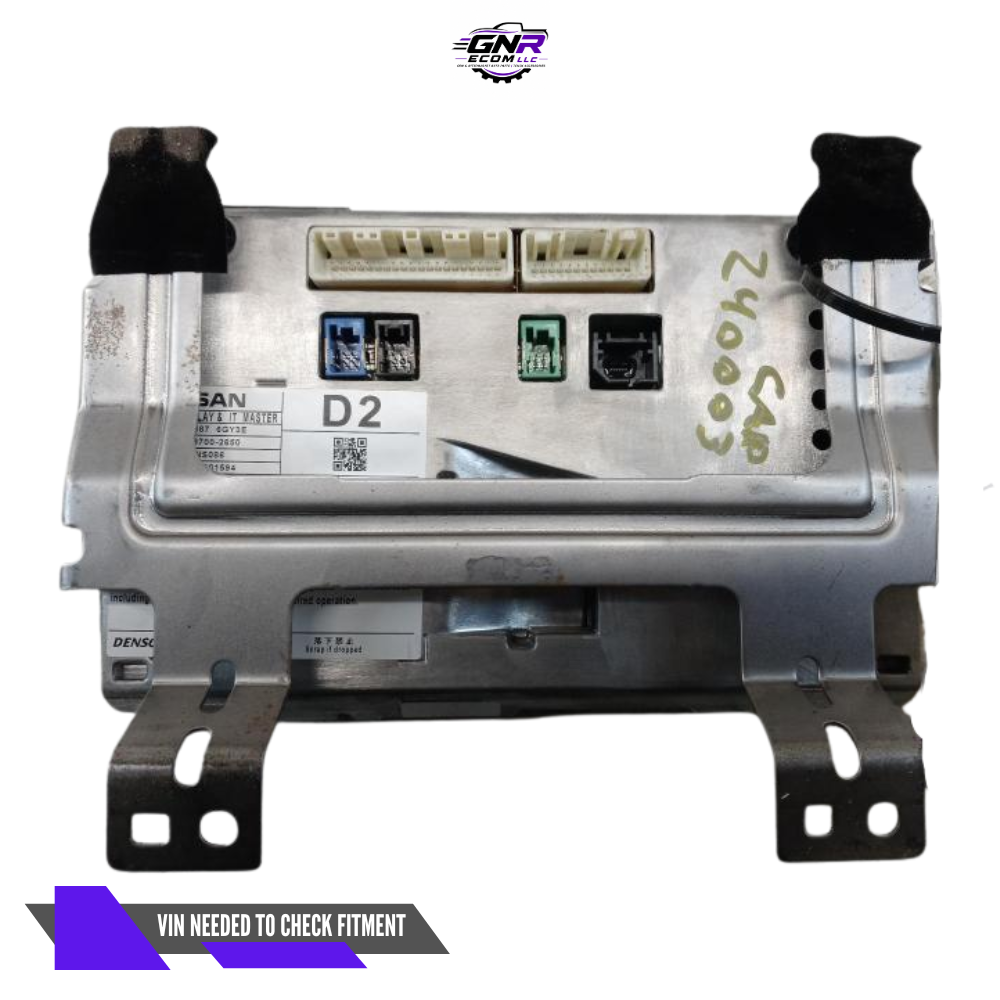 2018 NISSAN PATHFINDER DISPLAY SCREEN DASH MOUNTED without NAVIGATION OEM — view 3