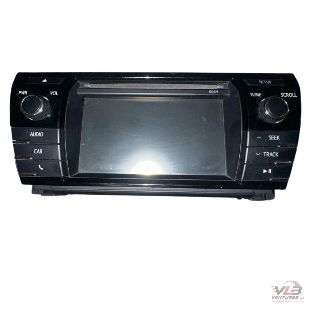 2015–2016 Toyota Corolla Radio Display Receiver AM FM CD OEM — view 1