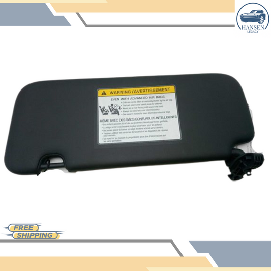 2019–2021 Kia Forte RH Passenger Sunvisor Sun Visor with Mirror OEM — view 1