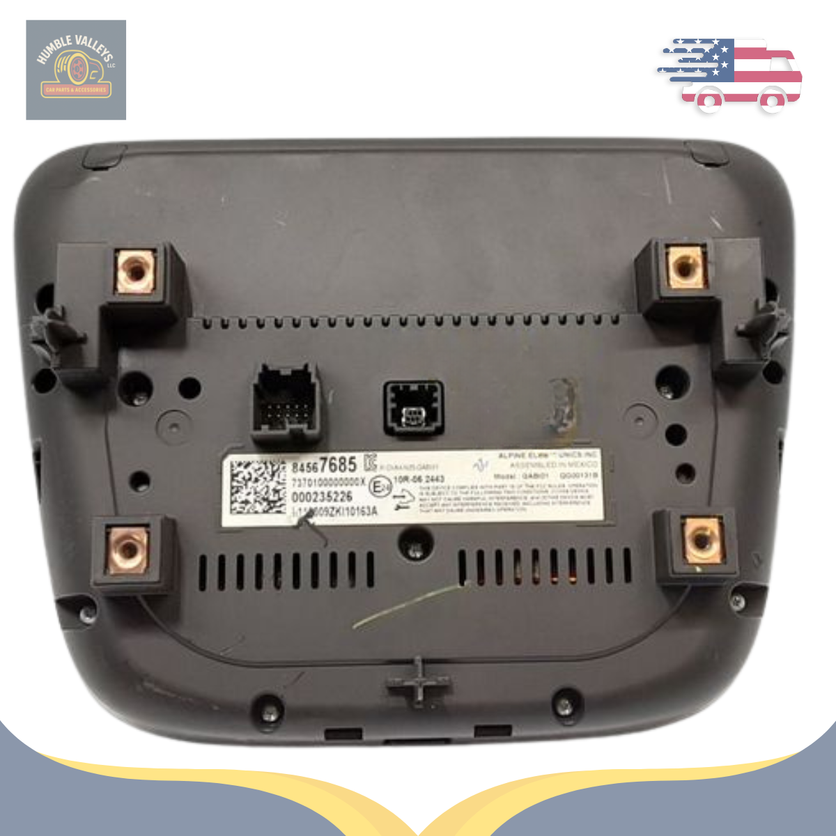 2019–2023 Chevrolet Equinox/Malibu Radio Info GPS TV 7" Front Center Display Screen — view 4