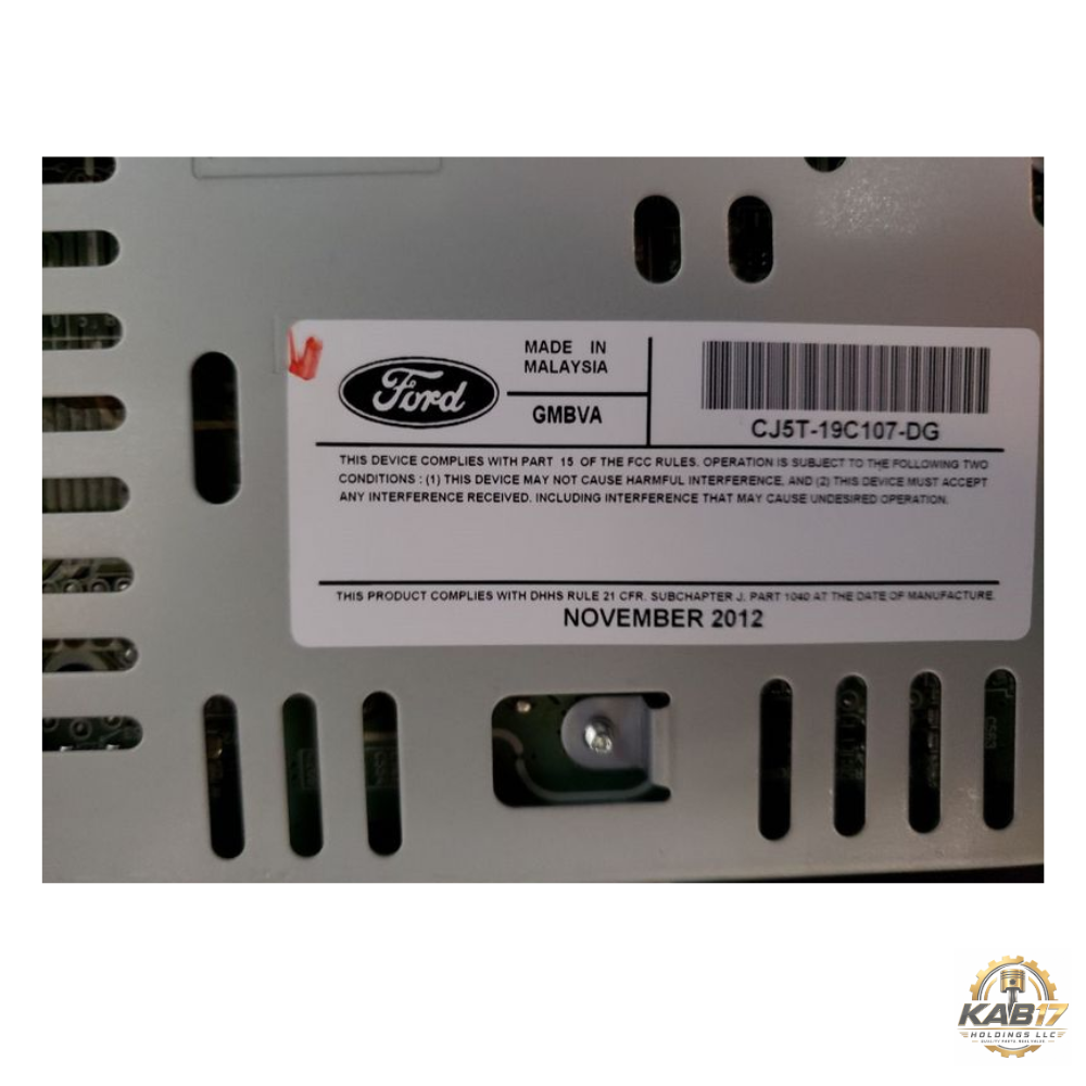 2013–2015 Ford Escape AM FM CD MP3 Radio Receiver OEM — view 2