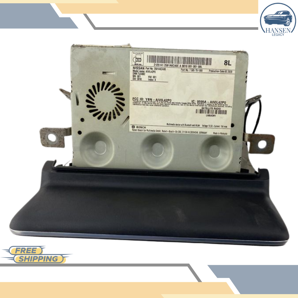 2019–2022 Nissan Altima AM FM Radio Receiver With Display Screen OEM — view 2