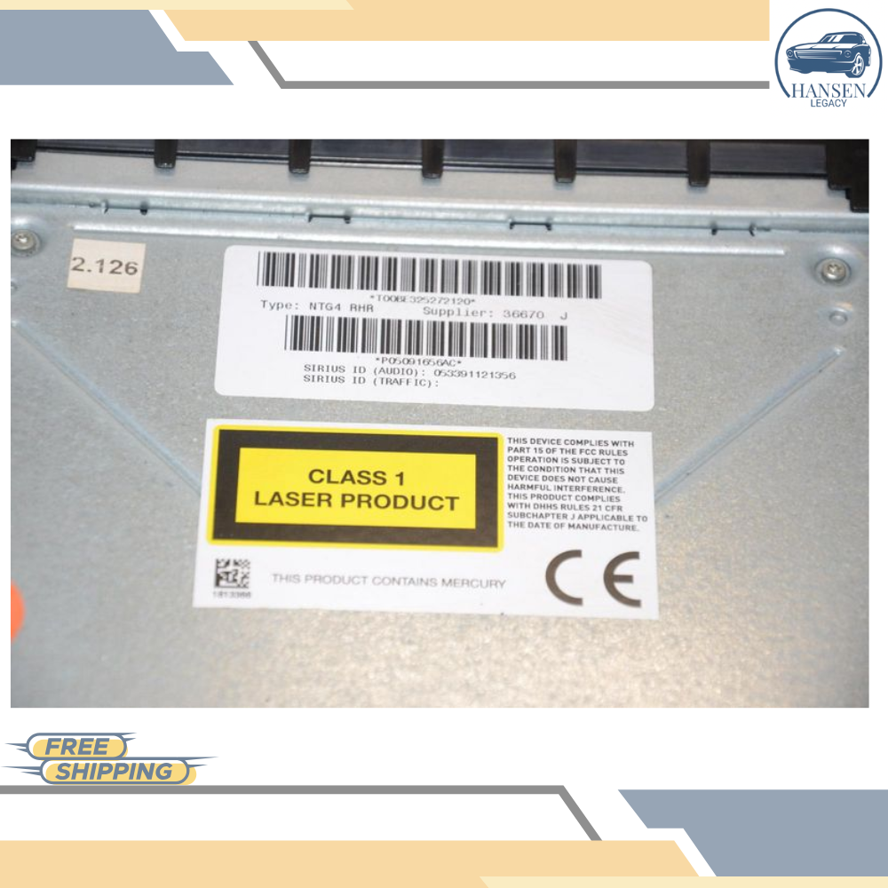 2011–2013 Chrysler 200 AM FM CD DVD Player Navigation Radio ID RHR OEM — view 5