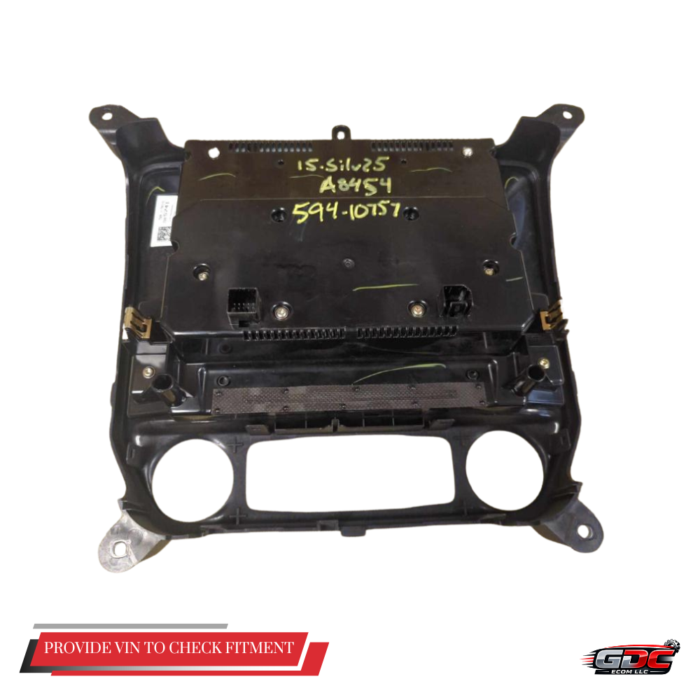 2015–2016 Chevrolet Silverado 1500 2500 Radio Control Panel Screen OEM 23485741 — view 2