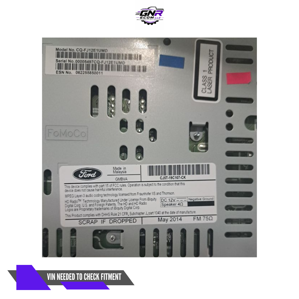 2013–2015 Ford Escape AM FM CD Radio Receiver OEM — view 3