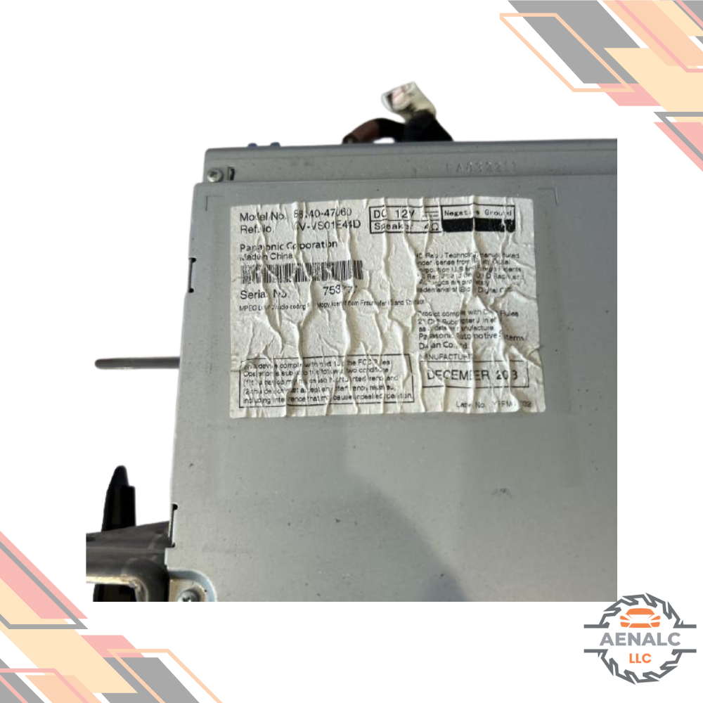 2012–2013 Toyota Camry Radio Display Receiver AM FM CD OEM — view 4