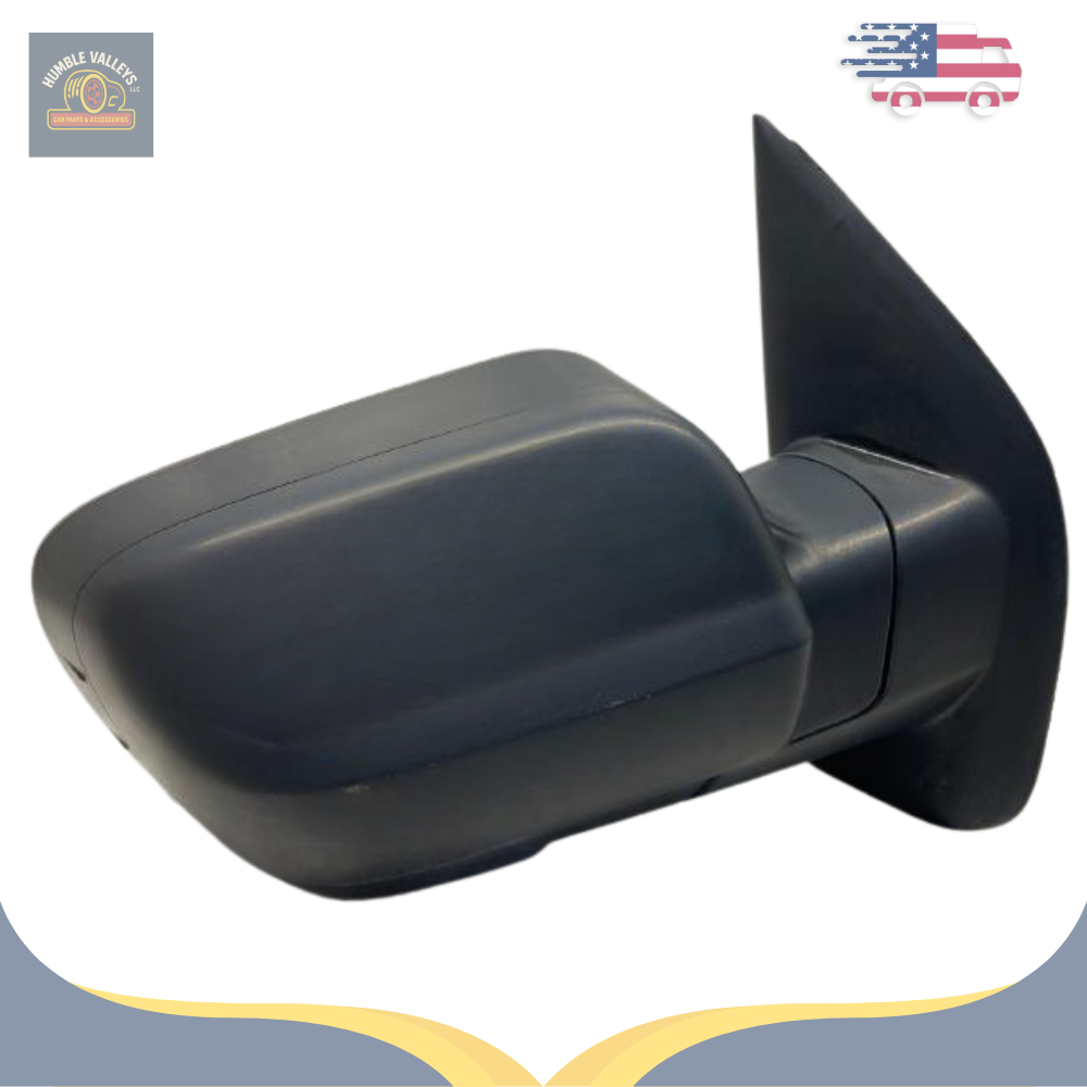 2017–2023 Nissan Titan Right Passenger Side Manual Mirror Assembly Black OEM — view 2