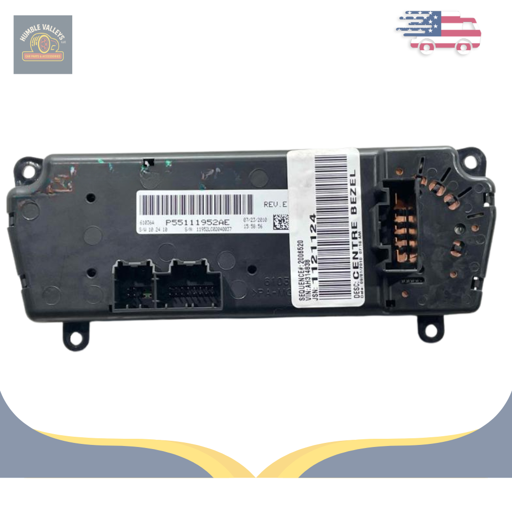 2009–2010 Dodge Challenger A/C Heater Control Head Switch OEM 09 10 — view 3