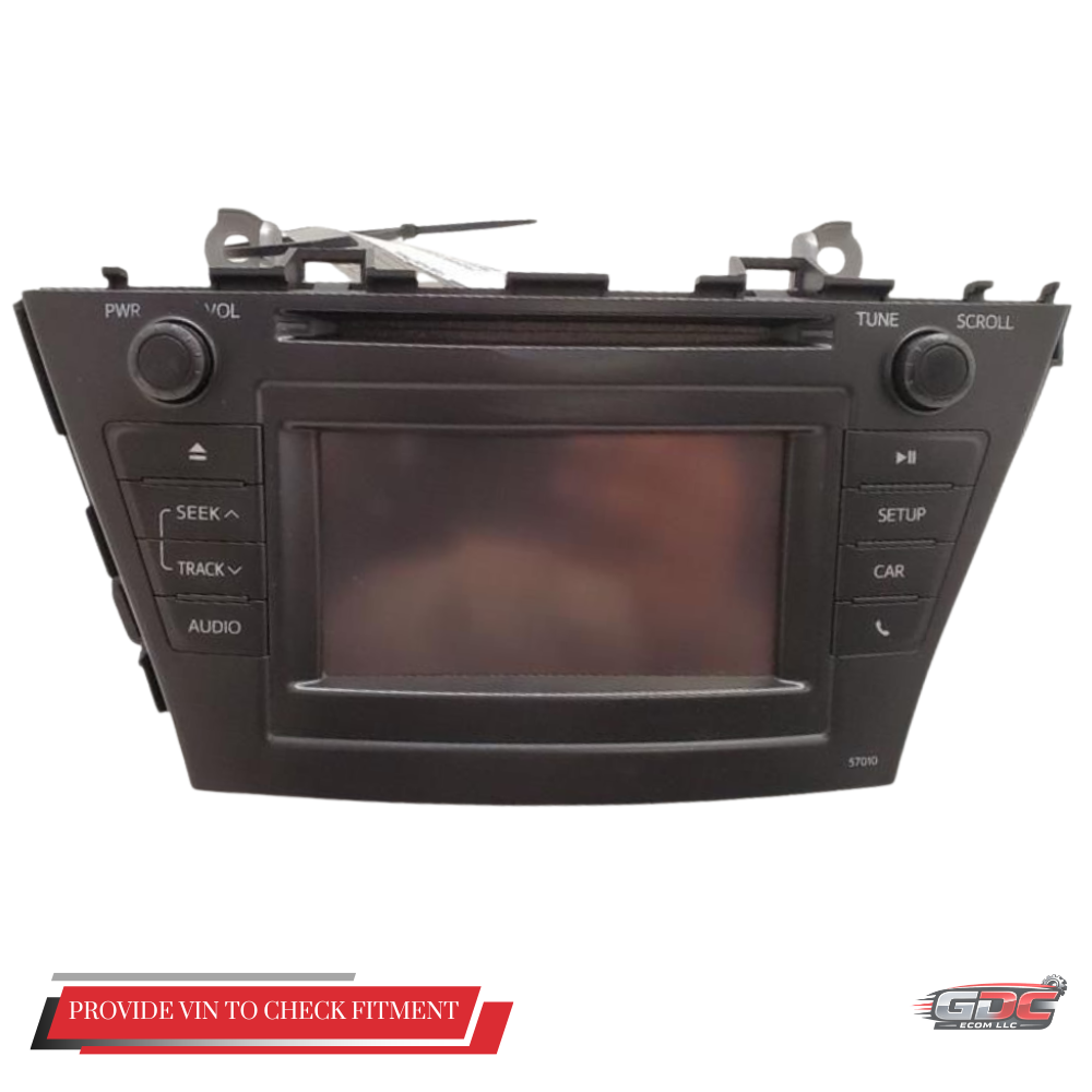 2012–2014 Toyota PRIUS Touch Screen Stereo AM FM XM HD Radio CD Player 57011 OEM — view 1