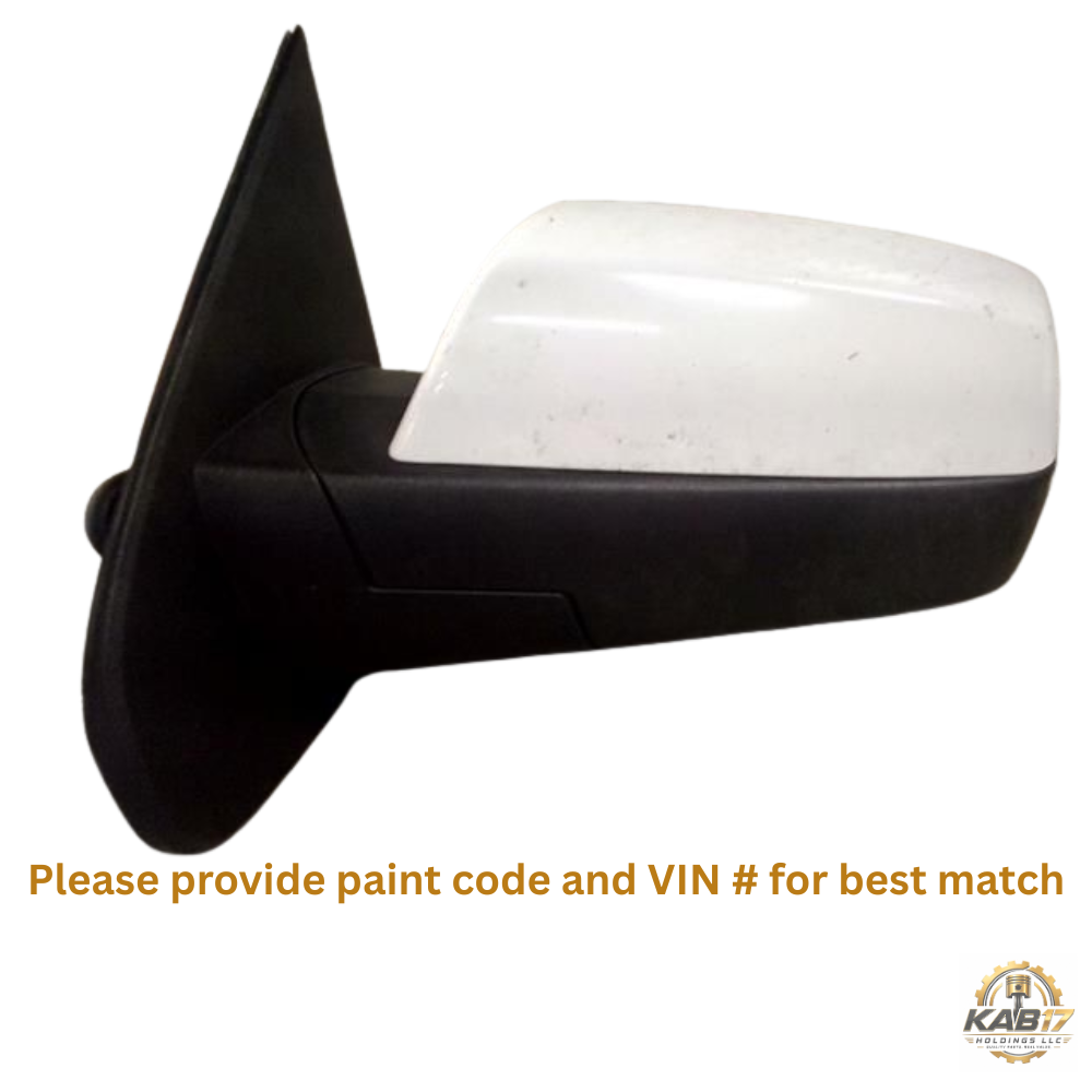 2014–2019 Chevrolet Silverado 1500 Left Driver Side View Door Mirror White OEM — view 1
