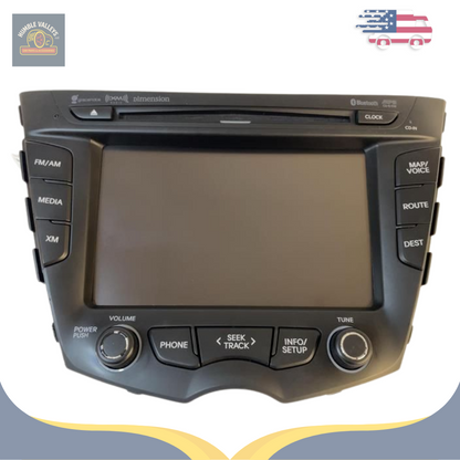2012–2015 Hyundai Veloster Radio Receiver Display Screen with Navigation OEM — view 1