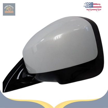 2017–2020 Infiniti QX60 Left Driver Side Door Mirror Assembly White OEM — view 3