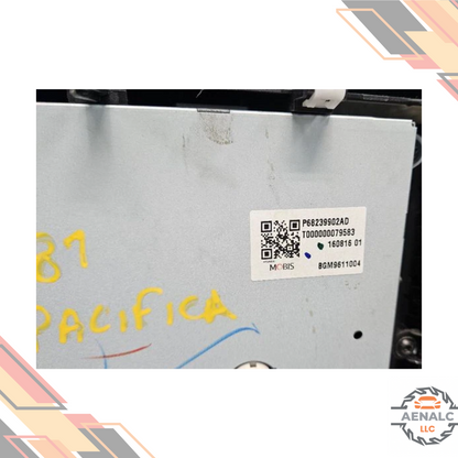 2017 Chrysler Pacifica Dash 8.40" Information Display Screen OEM — view 3