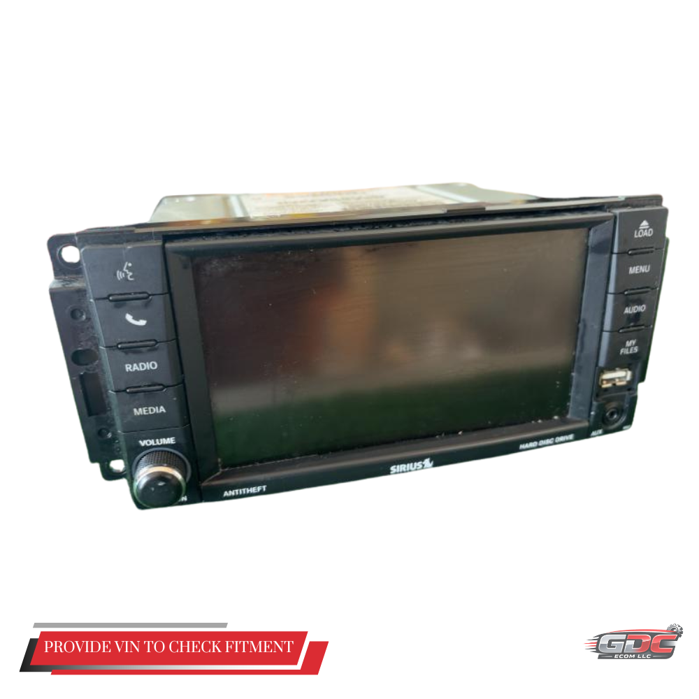 2012–2016 Chrysler Town & Country Multimedia SAT DVD Radio RBZ OEM — view 1